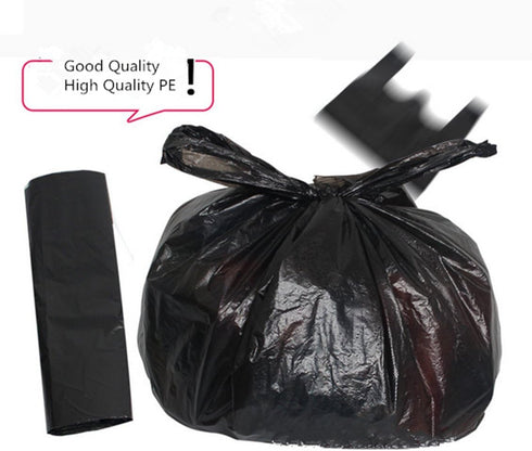 Small Trash Bag 3 Gallon Extra Strong Disposable Kitchen Trash Wastebasket Bags Can Liners for Home, Office, Waste Bin, Bathroom - 100 Counts, Bla...