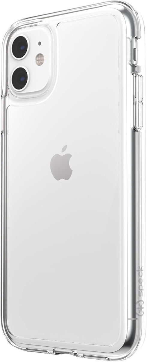 Speck iPhone 11 Clear Case - Drop Protection & Scratch Resistant, Anti-Yellowing & Anti-Fade with Dual Layer Protetective, Slim, Transparent Desig...