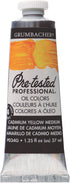 Grumbacher Pre-Tested Oil Paint, 37ml/1.25 Ounce, Cadmium Yellow Medium (P034G)...