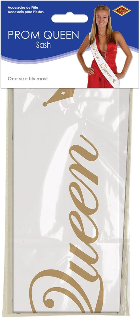 Beistle Prom Queen Satin Sash...