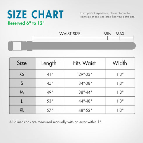 FAIRWIN Casual Golf Belts for Men 1.5" Stretch Nylon Canvas Quick Release Buckle Elastic Belt Work Hiking and Golf Accessories...