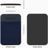 Sinjimoru for MagSafe Wallet, Strong Magnetic Wallet for iPhone 15 14 13 12, Stretchy Magnetic Card Holder for IDs, Cash, Keys, etc. M-Basic Navy....