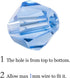 LONGWIN Lot 900pcs Glass Bicone Beads 6mm Crystal Beads Jewelry Making Supply for DIY Projects, Bracelets, Necklaces, Earrings...