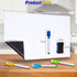 Magnetic Dry Erase Board, White Board with 4 Markers and Eraser, Magnet Whiteboard Sheet for Fridge, Writing Menu Organizer to Do List Chart for K...
