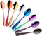 8 Pieces 18/10 Dessert Spoons Teaspoons Small Coffee Spoons Espresso Spoons, 5.5 Inch (multicolor)...