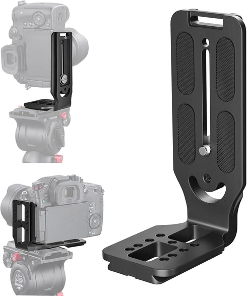 DSLR Camera L Bracket Vertical Horizontal Switching Tripod Quick Release Plate Compatible with Canon Nikon Sony DJI Osmo Ronin Zhiyun Stabilizer T...