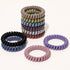 No Crease Coil Hair Ties 20 Pieces Traceless Spiral Hair Ties No Damage Phone Cord Hair Ties Elastics Hair Coils Plastic Hair Bands Spiral Bracele...