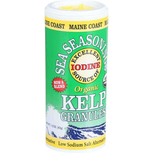 Maine Coast Organic Sea Seasonings - Kelp Granules - 1.5 oz Shaker - Case of 3...