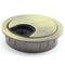 1pc 2 inch (50mm) Metal Desk Grommets for Managing and Hiding Wire Cord Cable Hole Cover Office PC Desk Cable Cord Organizer Zinc Alloy Cover Bron...