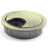 1pc 2 inch (50mm) Metal Desk Grommets for Managing and Hiding Wire Cord Cable Hole Cover Office PC Desk Cable Cord Organizer Zinc Alloy Cover Bron...