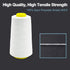 Serger Thread All-Purpose Thread for Sewing, Burgundy Thread, Polyester Sewing Thread, 4 Cones of 3000 Yards Each Spool Thread for Sewing Machine ...
