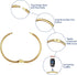 24 Pack Shower Curtain Rings,Rust Proof Shower Curtain Hooks for Bathroom,Circular Decorative Shower Curtain Rings and Hooks for Shower Rod,Metal ...