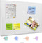 Bulletin Board 16.5 X 12.6 Inches, Self-Adhesive Bulletin Board,Office Board for Wall with 4pcs Push Pins,White Board for Paste Notes, Photos, Sch...