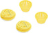Jarware Mason Jar Fruit Infuser Drink Lid, Alex's Lemonade Stand, Plastic, Yellow, Set of 2, Regular Mouth...