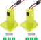 2 Packs Power Wheels Adapter for Ryobi 18V Battery Adapter Power Wheels Battery Conversion Kit with Switch, Fuses & Wire Terminals, 12AWG Wire, Po...