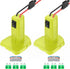 2 Packs Power Wheels Adapter for Ryobi 18V Battery Adapter Power Wheels Battery Conversion Kit with Switch, Fuses & Wire Terminals, 12AWG Wire, Po...