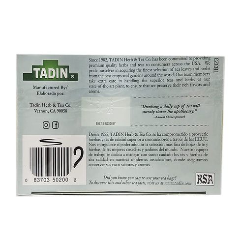 Tadin Spearmint Tea 24 Bags - Te De Yerbabuena...