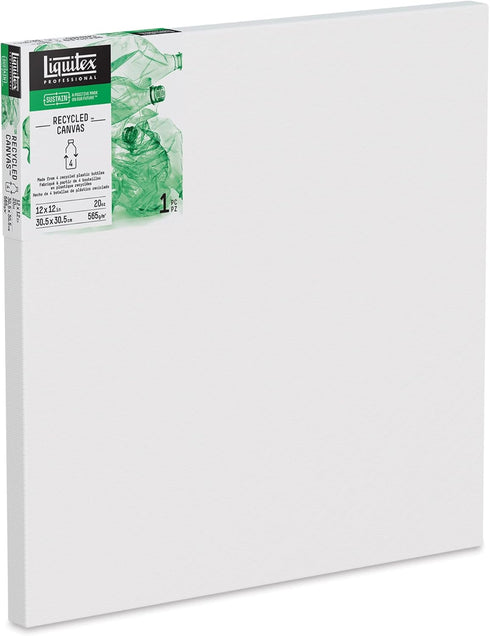 Liquitex Recycled Canvas, Traditional, 12" x 12", White...