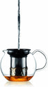 Bodum 34oz Assam Glass Tea Press with Stainless Steel Filter, Brushed...