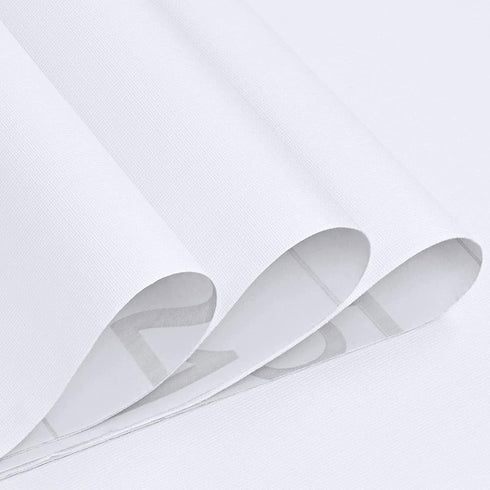 Mecpar White Contact Paper 15.7" x 197" Matte White Wallpaper White Peel and Stick Wallpaper Self Adhesive Removable Wallpaper Decorative Textured...