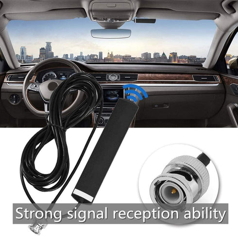 30MHz-1200MHz Mobile Radio Antenna Wide-Band Receive Scanner Antenna Glass Mount with BNC Connector,for Trunked Radio Scanner Antenna Scanner Radi...