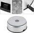 LED Colorful Lighted Display Base LED Colorful Light Unique Rotating Crystal Display Base Stand Holder with AC US Adapter Silver...