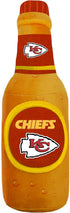 NFL KANSAS CITY CHIEFS BEER BOTTLE PLUSH DOG & CAT SQUEAK TOY - Cutest STADIUM SODA BOTTLE SNACK Plush Toy for DOGS & CATS with INNER SQUEAKER & B...