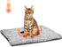 Nobleza Self Heating Cat Bed, Super Soft Thermal Dog Crate Bed Mat for Sleeping, Washable Anti-Slip Self Warming Pet Kennel Pad for Small Medium C...