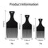 3pcs Wide Comb Black Barber Hair Wide-tooth Thick Head Hair Styling Smooth Lift Brush Brushes Combs, Pick Oil Accessories Plastic Molding Hairstyl...