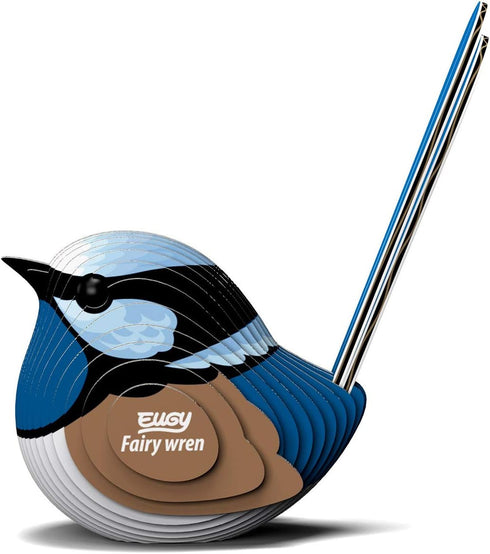 Eugy Fairy Wren 3D Puzzle, 26 Piece Eco-Friendly Educational Toy Puzzles for Boys, Girls & Kids Ages 6+...