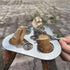 Camping Tripod Board?Turn Branches into Campfire Tripod ?Stainless Steel Campfire Support Plate with Adjustable Chain?for Hanging Cookware,Portabl...