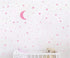 Moon and Stars Wall Decal Vinyl Sticker for Kids Boy Girls Baby Room Decoration Good Night Nursery Wall Decor Home House Bedroom Design YMX16 (Sof...