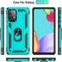 for Samsung A52 Case, Galaxy A52 Case with HD Screen Protector, Military-Grade Ring Holder Kickstand Car Mount 15ft Drop Tested Shockproof Cover P...