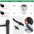 25 Pcs Drip Irrigation Emitters, Adjustable Flow 0-20 GPH Irrigation Drippers with Stake, Full Circle Flow Sprinkler Head, Micro Sprinkler for Gar...
