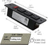Recessed Power Strip Countertop Power Grommet Desk Mountable Power Strip Behind Drawer Outlets for Cabinet Sofa Shelf UL/ETL Certificated Black...