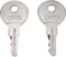 DVPARTS Universal Keys CH751 Compatible with RV Campers, Storage Lockers, Boats, Display Cases, T-Handles, Side Boxes (2)...