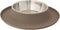 Messy Mutts Single Silicone Feeder with Stainless Bowl | Non-Skid Food Dishes for Dogs for All Pets | Dog Food Bowls | Medium, 1.5 Cups | Grey...