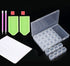 Diamond Painting Storage Containers,Plastic Organizer Boxes Diamond Art Accessories and Tools with Label Stickers for DIY Art Craft, Nail Diamonds...
