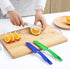 Paring Knife, New Sharp and Durable Fruit Knife with Protective Cover, Suitable for Most Types of Vegetables, Fruits and Meat,6 Pieces (pink, Blue...