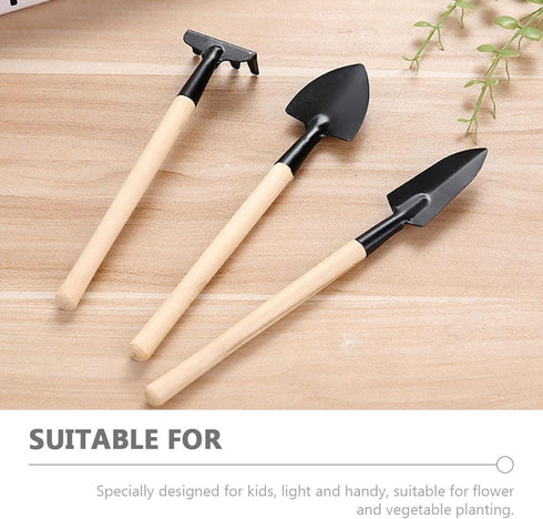 GANAZONO 8 Sets Mini Tool Shovel Fairy Gardens Tool Miniature Tools Pot Plant Hand Rake Garden Tool Bonsai Plant Miniature Garden Tool Bonsai Tool...