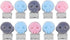 Skull Shape Medium Paper Clips, Binder Clips, Easy Grip, Assorted Color, School Office Supplies, 10 Pcs/Set...