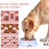 Slow Feeder Dog Bowls Insert, Animire Soft Silicone Anti-Choking Puzzle Slow Feeder, Anti-Slip Slow Down Eating Feeder Insert, Compatible with Reg...