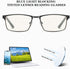 EYECEDAR 5-Pack Reading Glasses for Men Metal Frame Spring Hinges with Computer Readers 2.50...