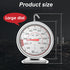 2.5“ Large Dial Oven Thermometer,Grilling and Cooking Thermometer- with Dual Scale and 360 Degree Rotary Hook, Easy to Read Large Reading Number S...