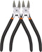 BOENFU Wire Cutters Heavy Duty 6 Inches Wire Snips 2 Pack Flush Cut Pliers Side Cutters Metal Cutting Tool for Crafting, Floral, Artificial Flower...