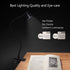 Clamp Desk Lamp, Clip on Reading Light, 3000-6500K Adjustable Color Temperature, 6 Illumination Modes, 10 Led Beads (Black)...