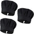 3 Pack Black Chef Hats Caps Hibachi Hats Adult Baker Chef Works Hats Womens, Chef Cap Reusable Cooking Hat for Men, Adjustable Washable Pizza Hat,...