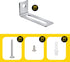 30 Set White Board Mounting Hardware,Whiteboard Hanging Brackets, White Board Installation Kit Includes Hanger Supports, Screws and Expansion Tube...