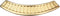 A&C Hero Cosplay Tie Clip Necktie Pin Gold Matte Accessories for Men Boys (Gold)...