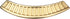 A&C Hero Cosplay Tie Clip Necktie Pin Gold Matte Accessories for Men Boys (Gold)...